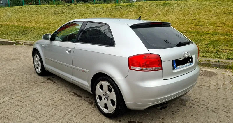 śląskie Audi A3 cena 15999 przebieg: 245000, rok produkcji 2006 z Wleń